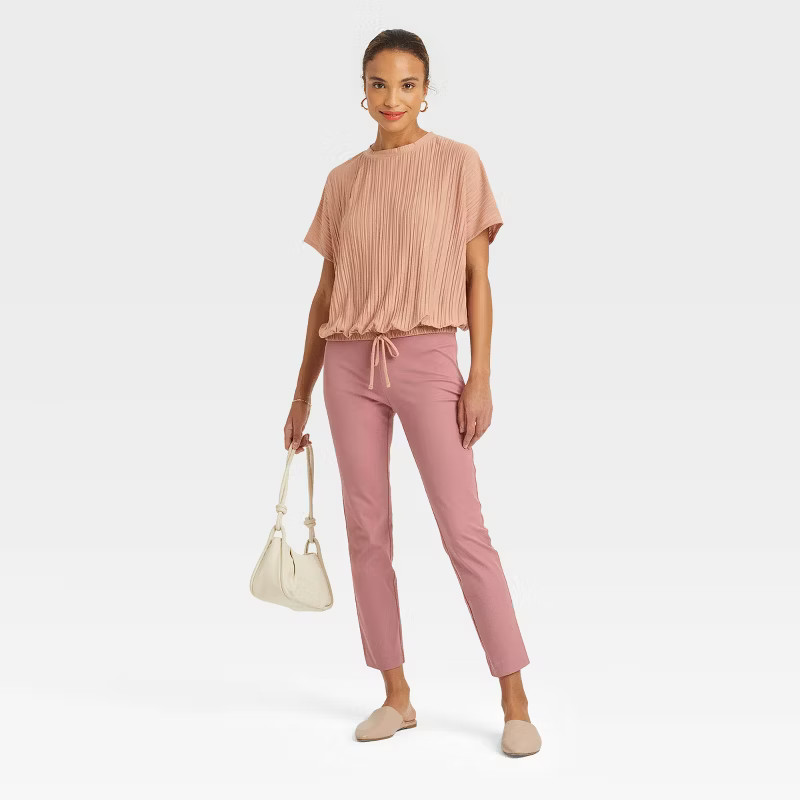 Women's High-Rise Slim Fit Ankle Pants - A New Day™ | Target