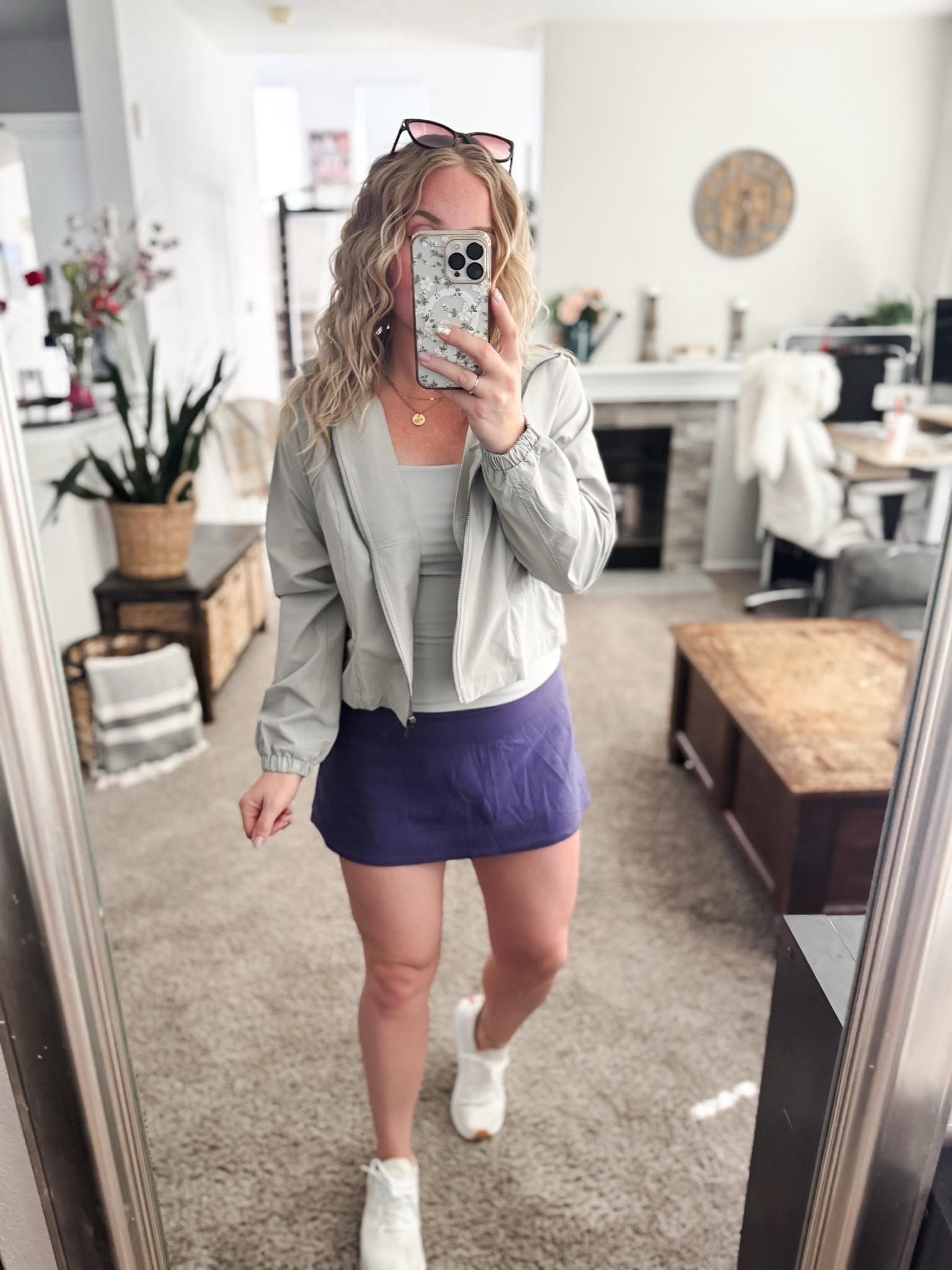 What I wore on my morning walk— cropped windbreaker jacket, double lined tank top, tennis skort, and sneakers 






Amazon outfits, summer outfit inspo, outfit ideas, casual outfits amazon, amazon outfits every day, spring outfits 2026, summer outfits

#LTKActive #LTKPetite #LTKSaleAlert