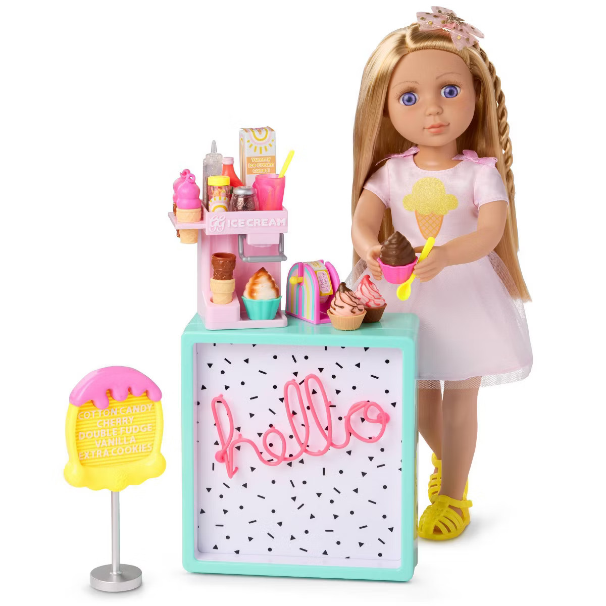 Glitter Girls Fashion Doll with Accessories Lacy and GG Ice Cream Playset | Target