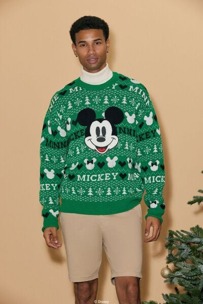 Disney Fair Isle Mickey Mouse Sweater | Forever 21