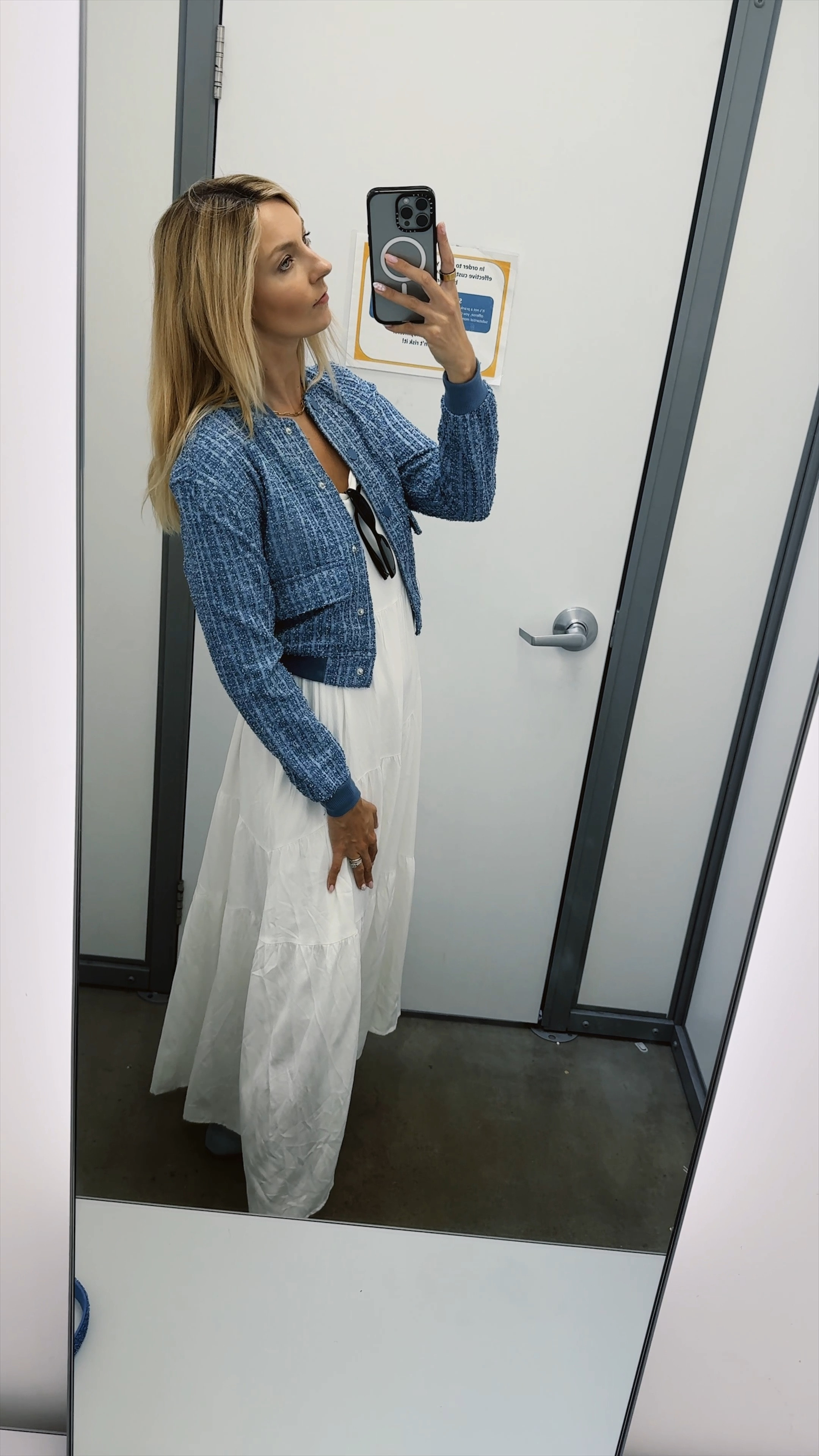 Secured this cute bomber jacket (wearing it in size XXS!) at my local Walmart and matched it with my maxi summer dress & denim ballerinas! 

Summer outfit idea • White dress • blue jacket • Walmart finds •
Walmart fashion 

#LTKSummerSales #LTKVideo #LTKStyleTip