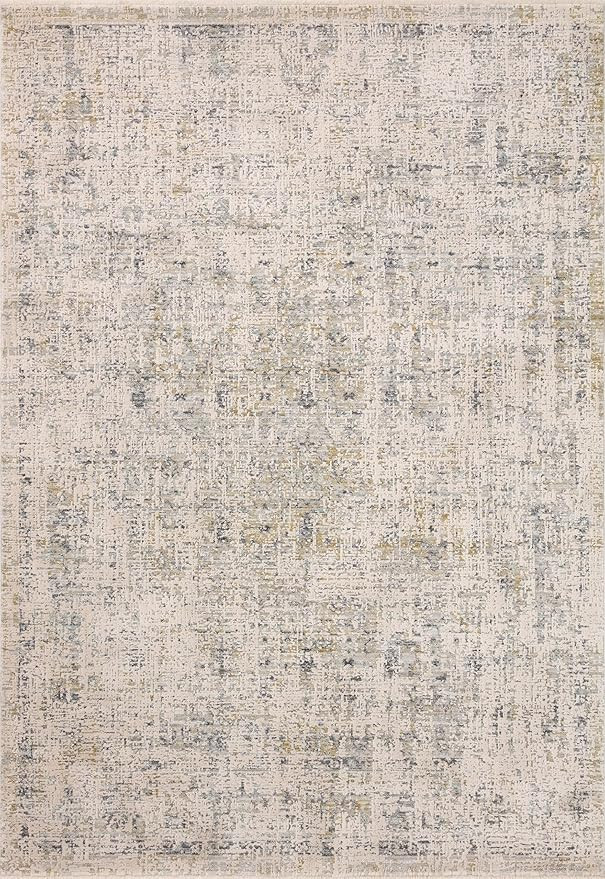 Loloi Amber Lewis Alie Collection ALE-02 Sand/Sky 9'-6'' x 13'-1'', .13'' Pile Height, Area Rug | Amazon (US)