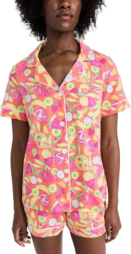 womens Short Sleeve Shorty Set | Amazon (US)