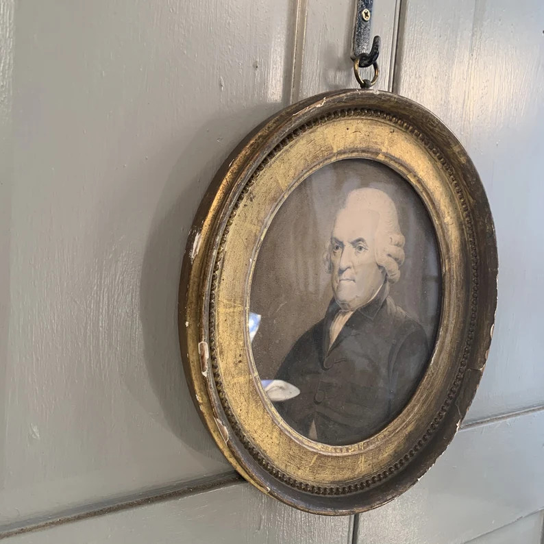 Antique Georgian portrait of gentleman | Etsy (US)