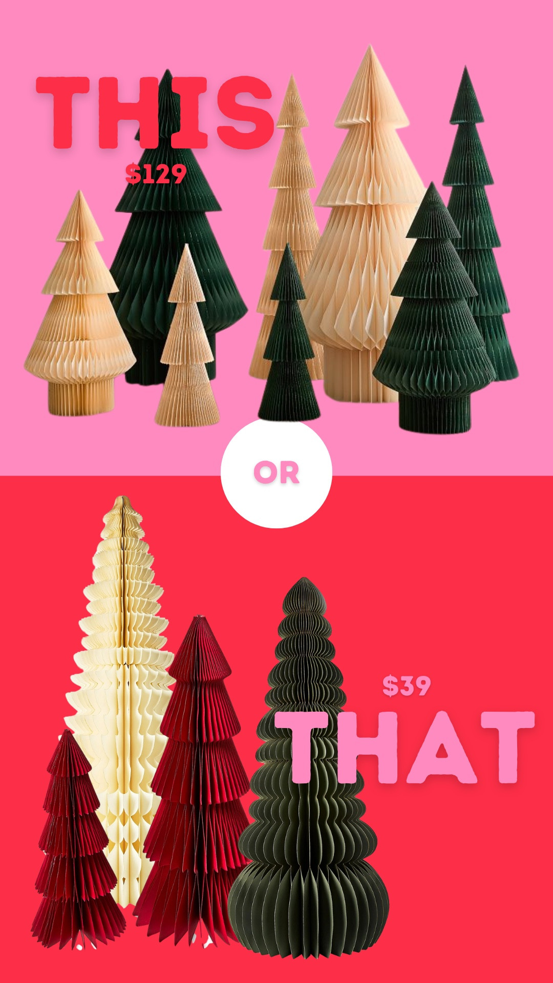 this or that decorative paper trees … 

#LTKHoliday #LTKHome #LTKSeasonal