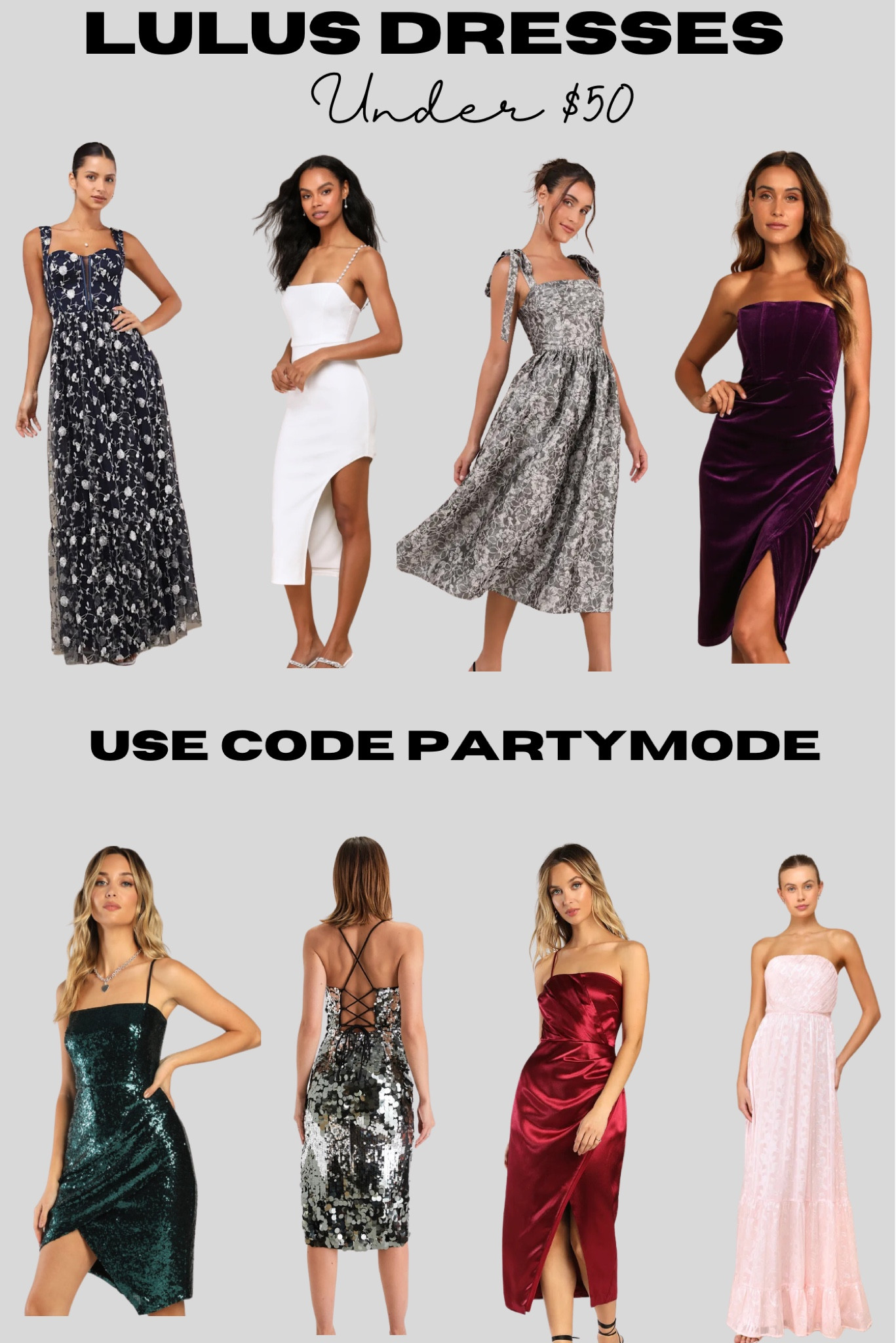 Party season steals alert! Stunning Lulus dresses - all under $50! 

Snag your perfect party look for less using code PARTYMODE!
##FashionFinds #PartyOutfit #HolidayOutfit

#LTKSaleAlert #LTKFindsUnder50 #LTKHoliday