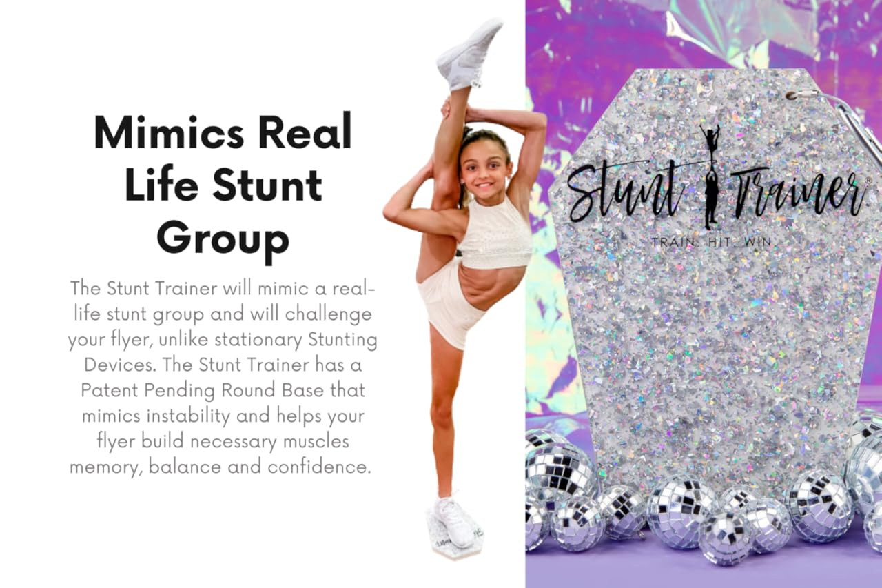 Stunt Trainer Cheer Stand for Cheerleading Flyer Balance and Stunting Cheerleader Training Board... | Amazon (US)