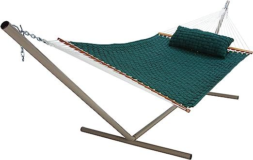 Original Pawleys Island Large Green Soft Weave Hammock with Free Extension Chains and Tree Hooks,... | Amazon (US)