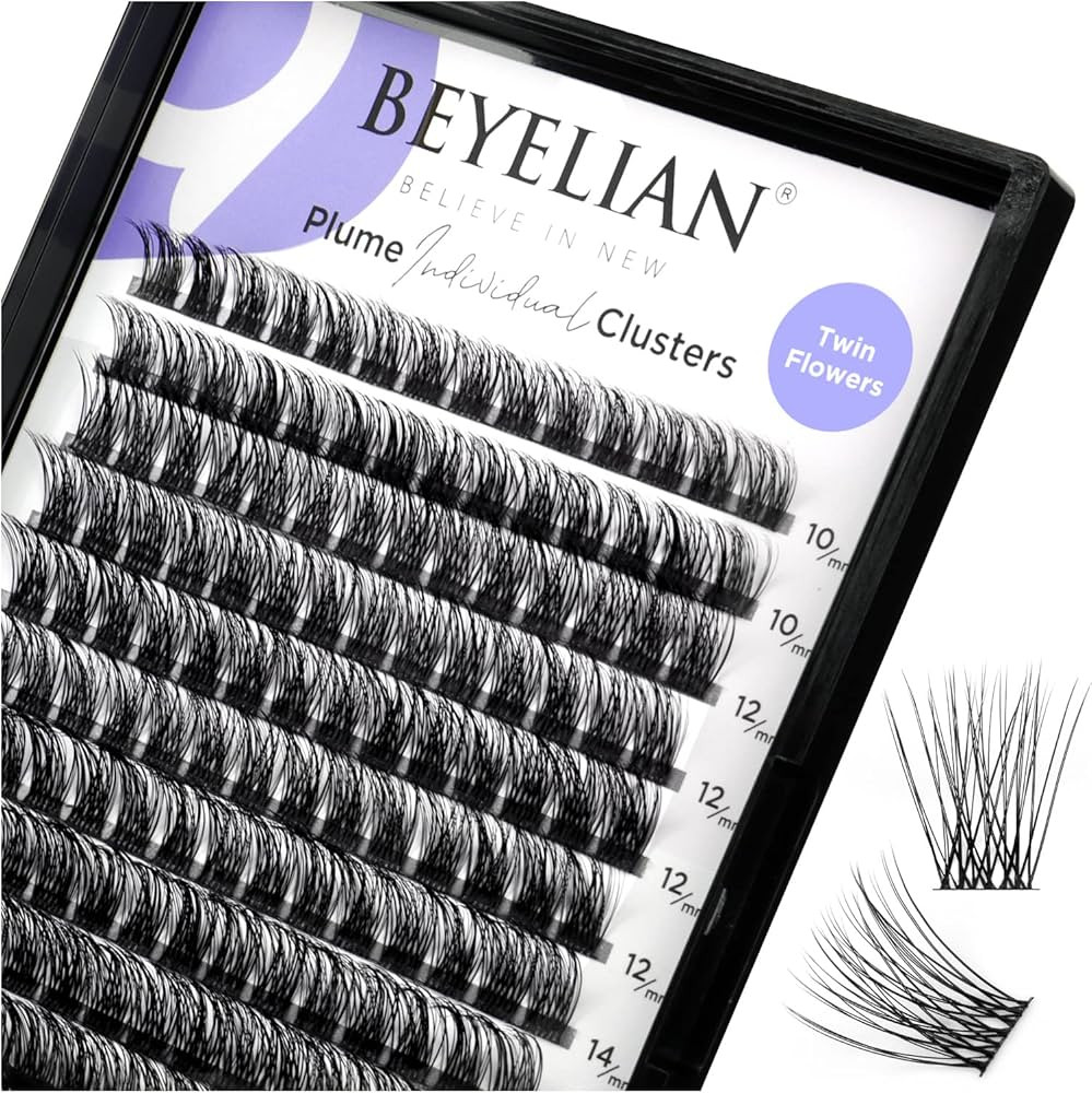 BEYELIAN Lash Clusters, 168 Pcs Individual Cluster Lashes, 10-16mm C Curl DIY Eyelash Extension S... | Amazon (US)