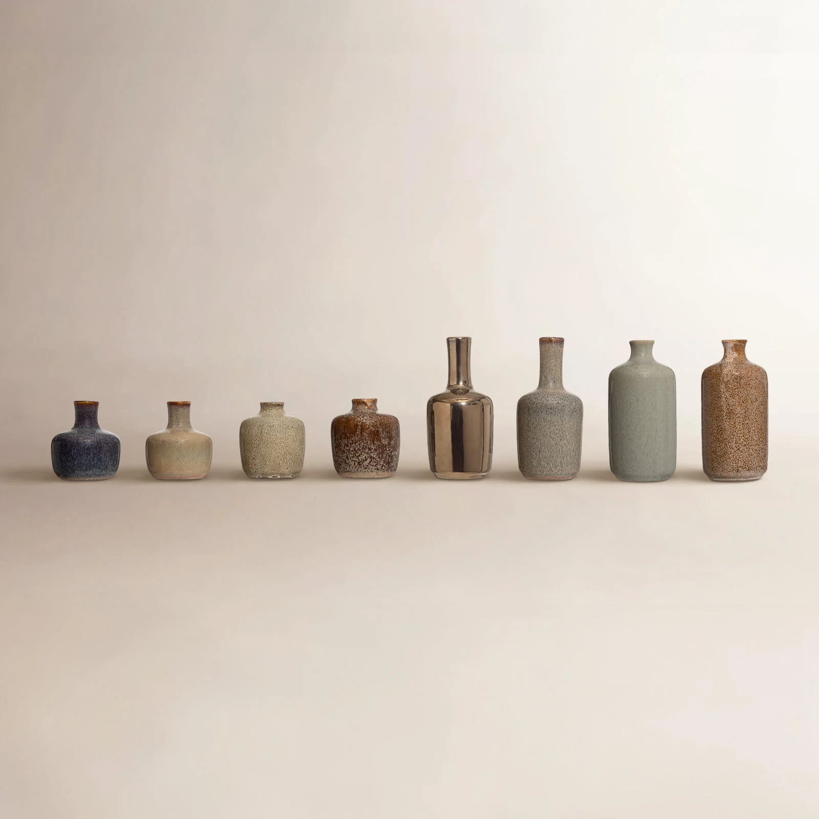 Various Decorative Stoneware Vases with Reactive Glaze | Wayfair North America