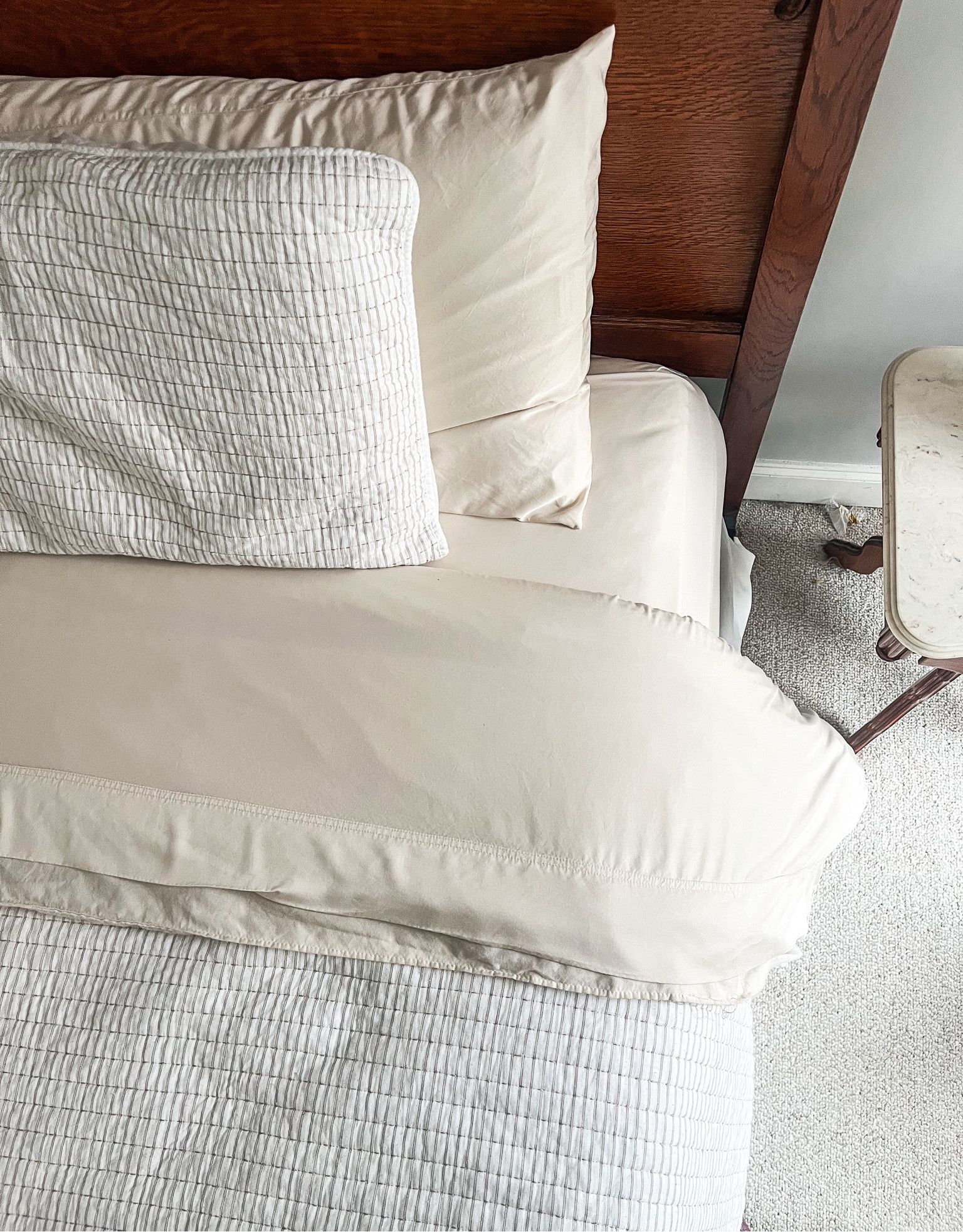 The best bamboo cooling sheets from Amazon. They are so high quality + feel luxurious at such an amazing price. 