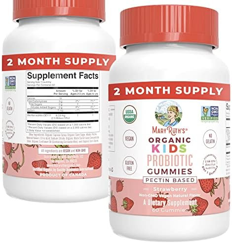 MaryRuth Organics Probiotic | USDA Organic Probiotic Gummies | Probiotic Digestive Support | Immu... | Amazon (US)