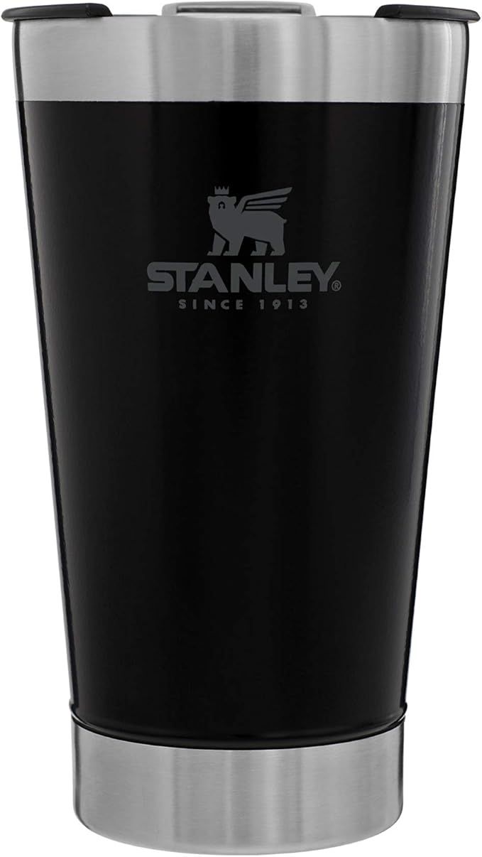 Stanley Classic Stay Chill Vacuum Insulated Pint Glass Tumbler, 16oz Stainless Steel Beer Mug wit... | Amazon (US)