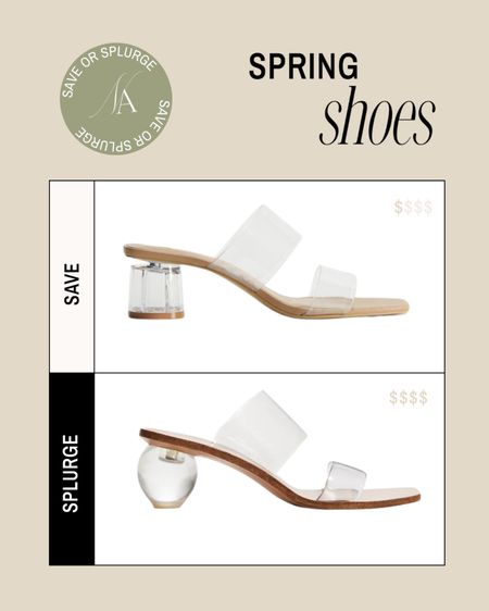 Save or Splurge | clear mules 🤍

#springshoes #springmules #springheels #saveorsplurge #clearmules 

#LTKfindsunder50 #LTKshoecrush #LTKfindsunder100