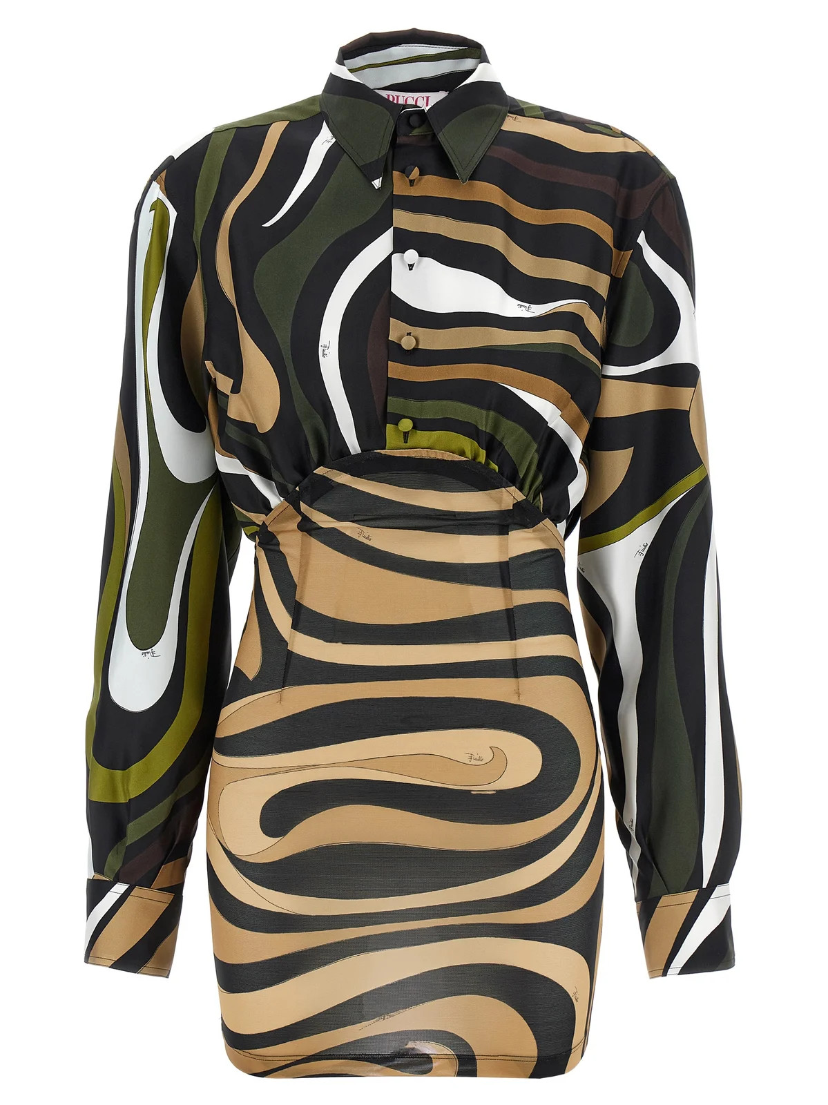 PUCCI Pattern-Printed Mini Dress | Cettire Global
