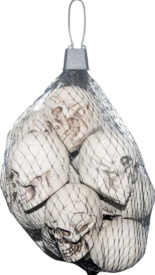 The Gothic Collection Bag of 12 Mini Skull Heads for Haunted House Decorating | Amazon (US)