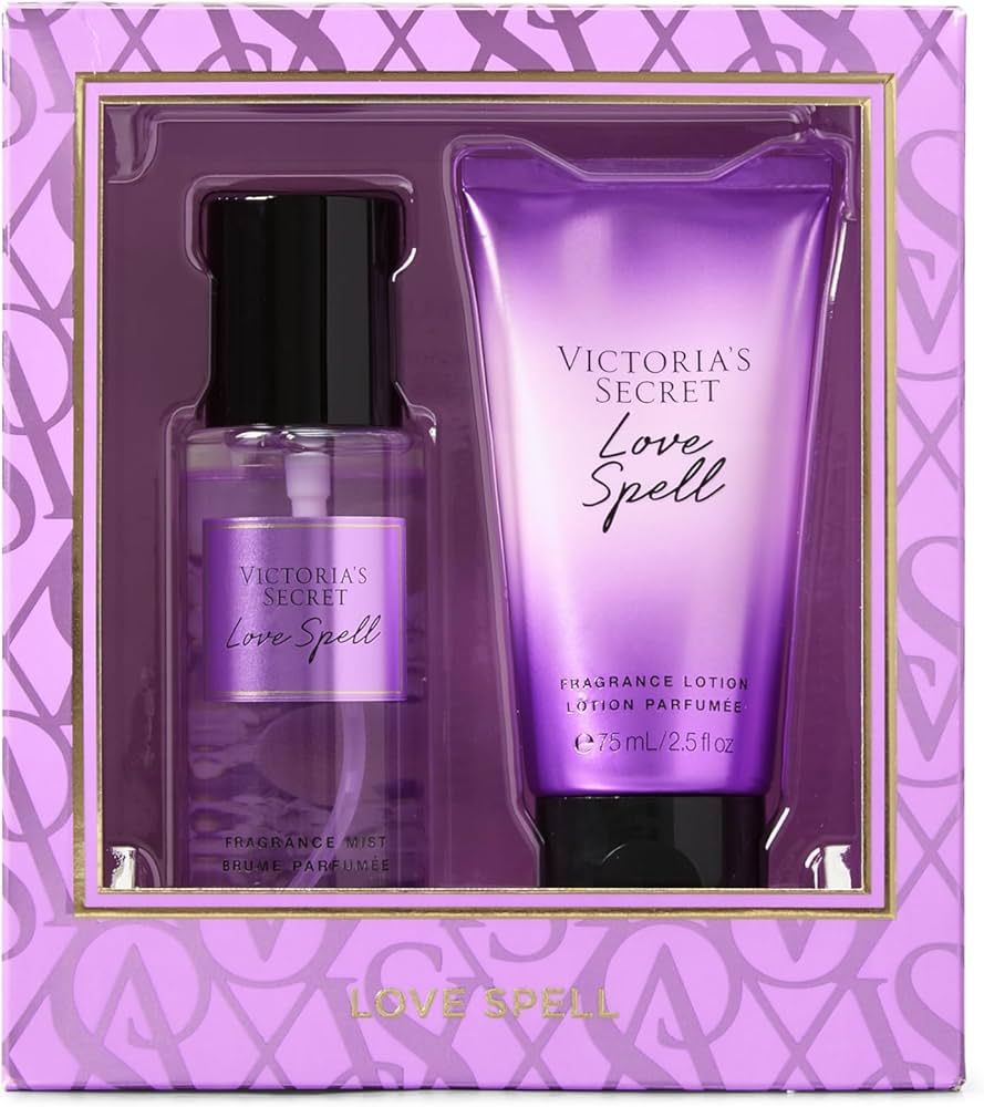 Victoria's Secret Love Spell 2 Piece Mini Mist & Lotion Gift Set               
Scent: Love Spell... | Amazon (US)