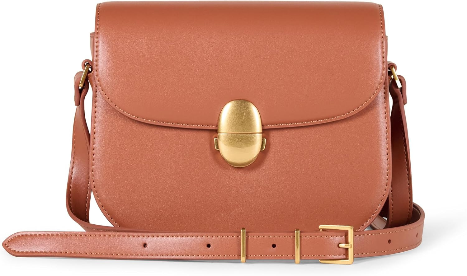 Amazon Essentials Women's Crossbody Flap Bag with Adjustable Strap and Internal Pocket | Amazon (US)