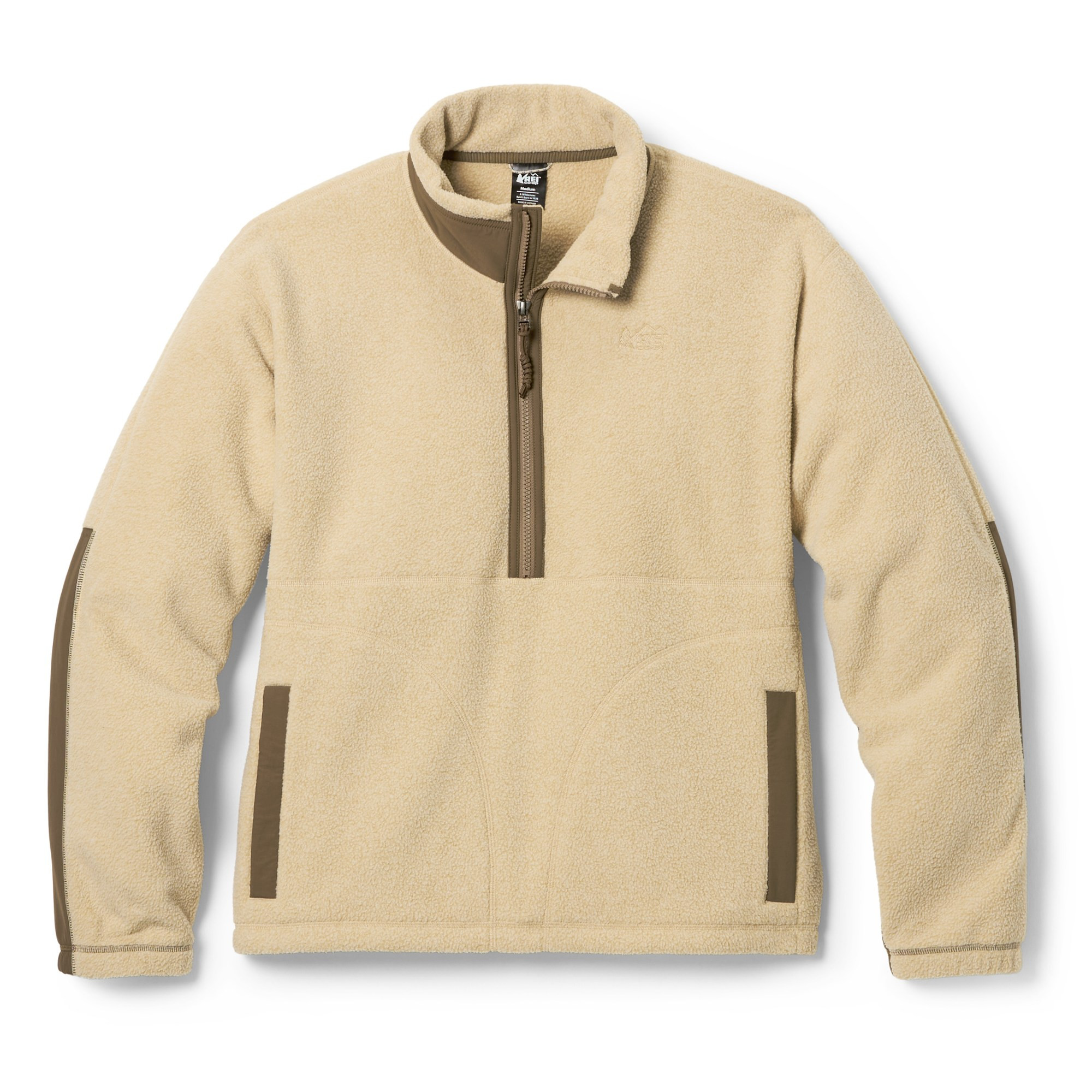REI Co-op Men's Campwell Fleece Pullover Khaki XXL | REI
