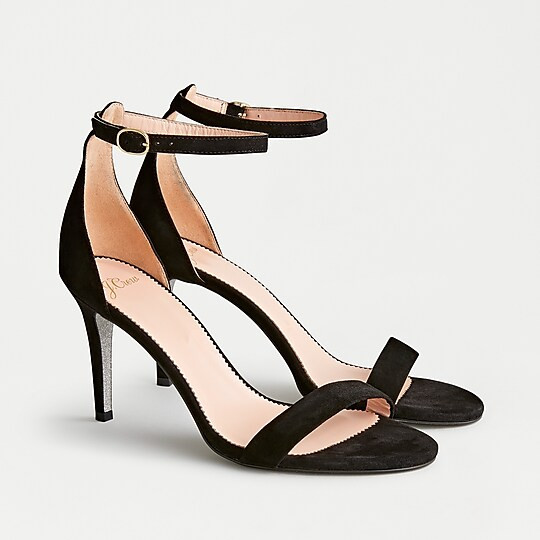 Riley sandals in suede with glitter sole | J. Crew US
