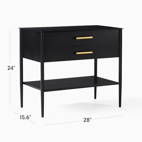 Metalwork Nightstand (28") | West Elm (US)