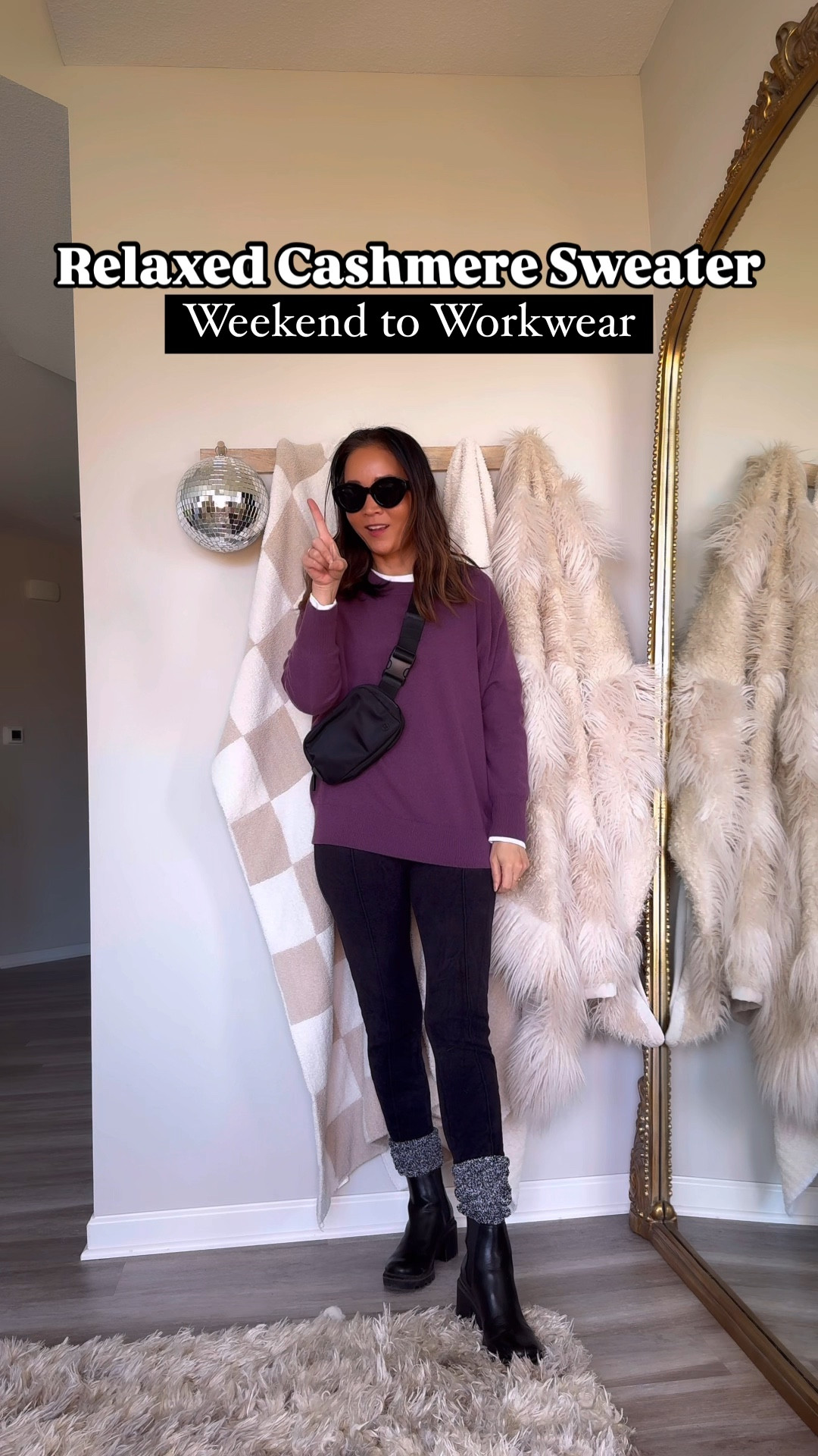 Fall outfit, work outfit - from day to date night

Cashmere Sweater: XS
Cozy leggings: XS
Long sleeve tee: S
Midi Slip skirt: XS
Knee boots: TTS 5.5, run narrow, I may size up for socks.

#LTKOver40 #LTKStyleTip #LTKSeasonal