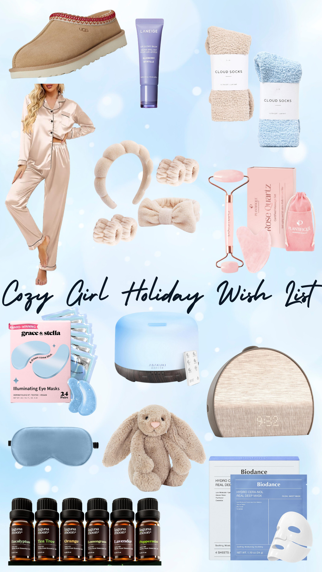 ✨ Cozy Girl Holiday Wish List — Comfort, Calm & Cute Vibes Only ❄️🤍

If your vibe this winter is soft, warm, and unbothered, this Cozy Girl Wish List is everything. Think fluffy slippers, cloud socks, satin PJs, calming skincare, essential oils, diffusers, and all the little things that make winter feel extra cozy.

Perfect for self-care girlies, homebodies, students, night-shifters, moms, or literally anyone who wants to feel warm, pampered, and relaxed during holiday season. These make such good gifts, stocking stuffers, or “treat yourself” finds.

Holiday SEO: cozy gift guide, cozy girl aesthetic, winter self-care, stocking stuffers for her, holiday wishlist ideas, cozy home essentials, comfy gifts, relaxation gifts, Christmas gift ideas 2024, Amazon cozy finds.

✨ Tap to shop all the cozy girl must-haves

#LTKGiftGuide #LTKHoliday #LTKselfcare
