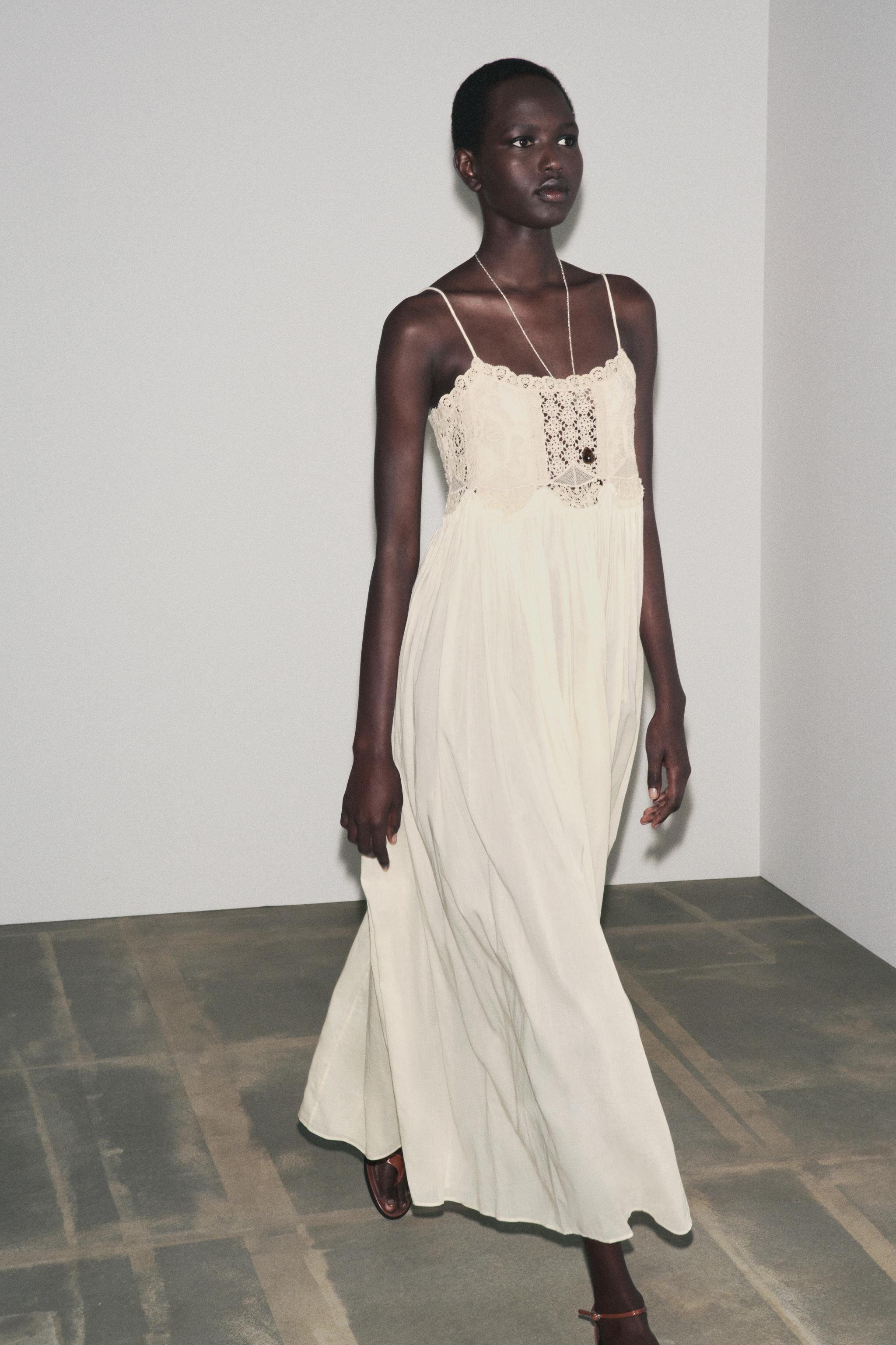 ZW COLLECTION CROCHET STRAP DRESS | Zara US