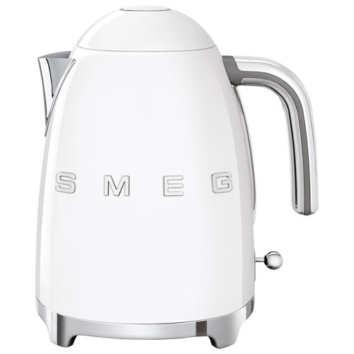 Smeg 50's Style Electric Kettle - 1.7L - White | Best Buy Canada