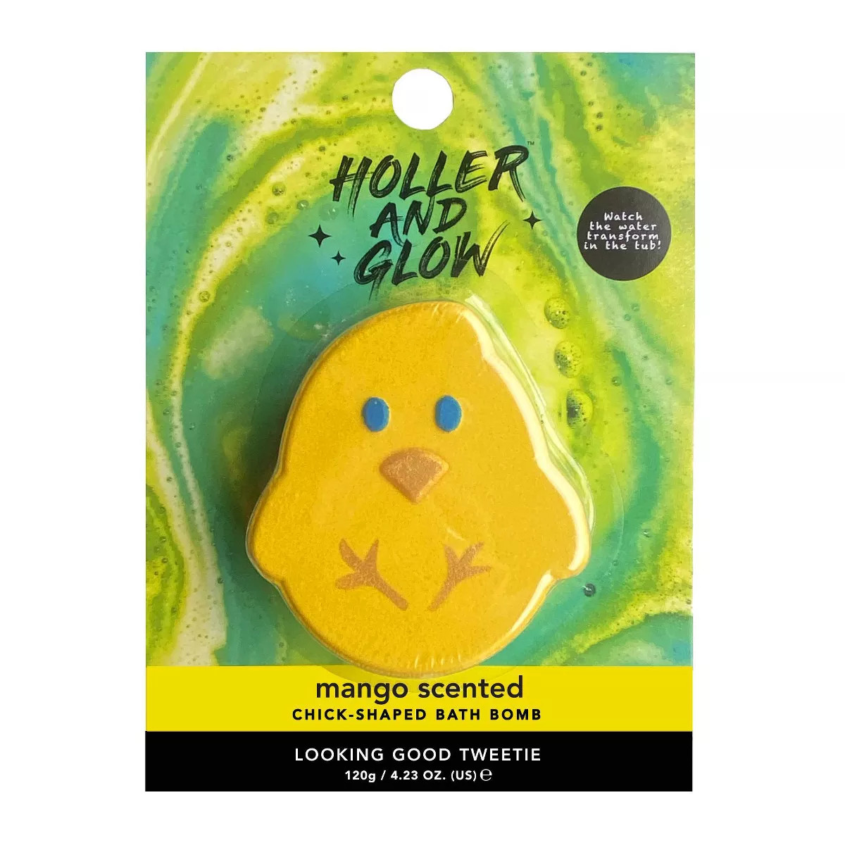 Holler and Glow Easter Bath Soaks - Looking Good Tweetie - 4.23oz | Target