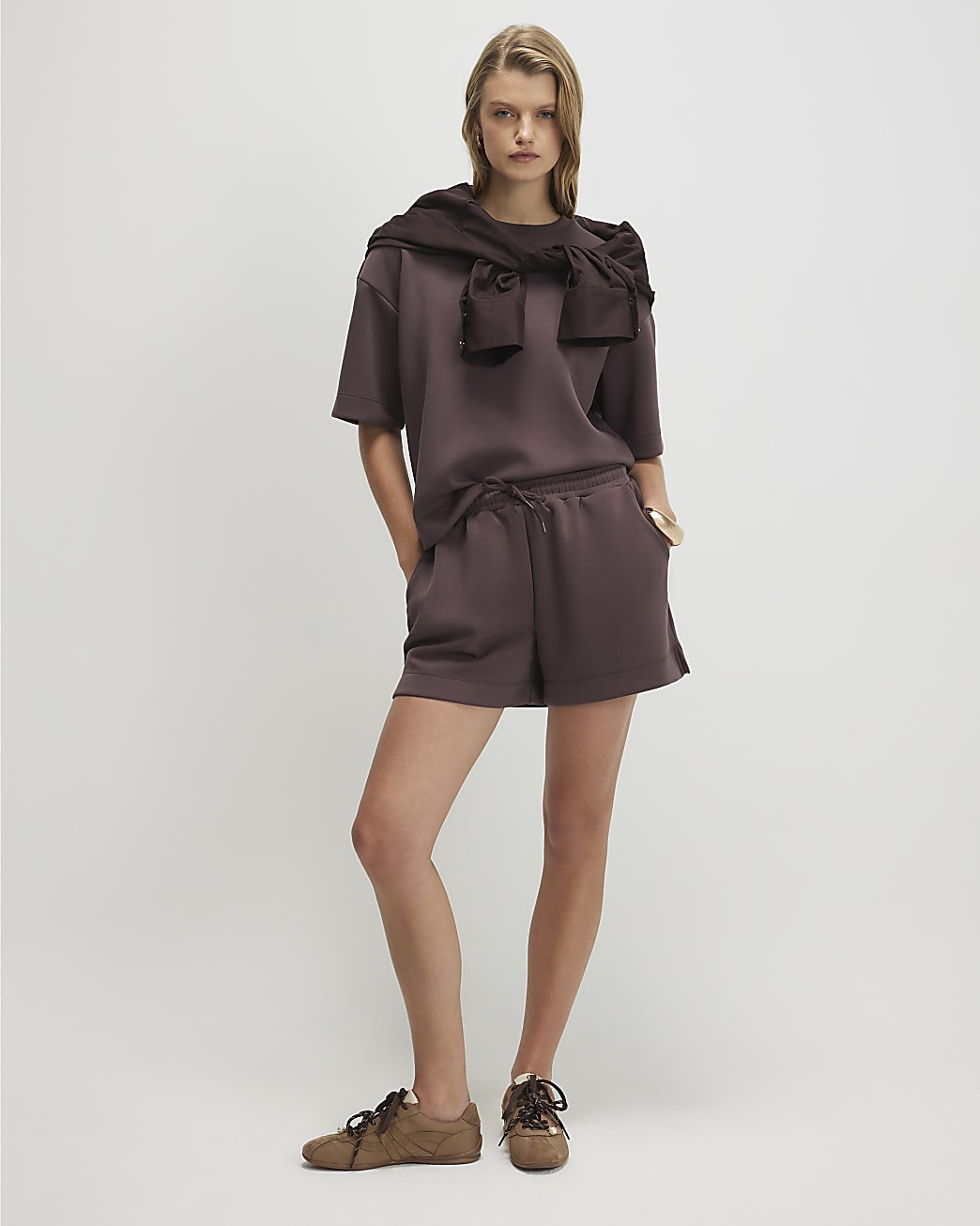 Brown Premium Shorts | River Island UK & IE