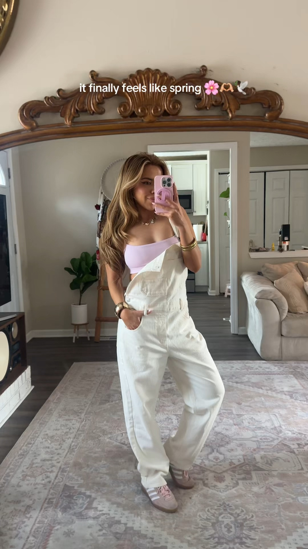 Obsessed with these overalls from Quince! Wearing size small use code: INFG-26ELIAESPARZAMUSIC10

#LTKspringtrends #LTKootd #LTKSpringSale