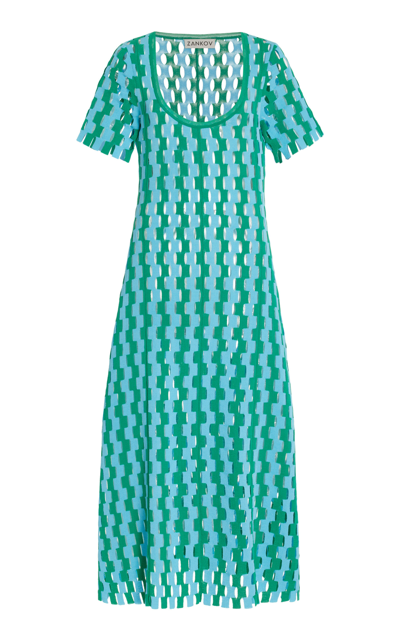 Exclusive Helen Knit Cotton-Blend Midi Dress | Moda Operandi (Global)