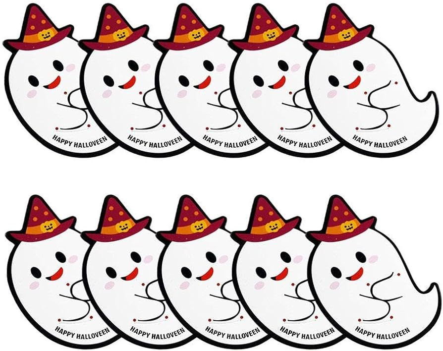 Halloween Lollipop Paper Card,50PCS Candy Holder Candy Cards,Halloween Lollipop Decoration,Hallow... | Amazon (US)