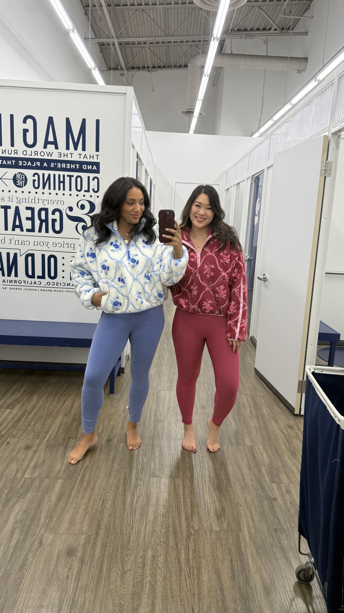 Krychele: top-XL (sized up) leggings- L
Sandy: top- L (sized up) leggings- M
Old navy, athleisure, fleecee

#LTKSaleAlert #LTKMidsize #LTKootd