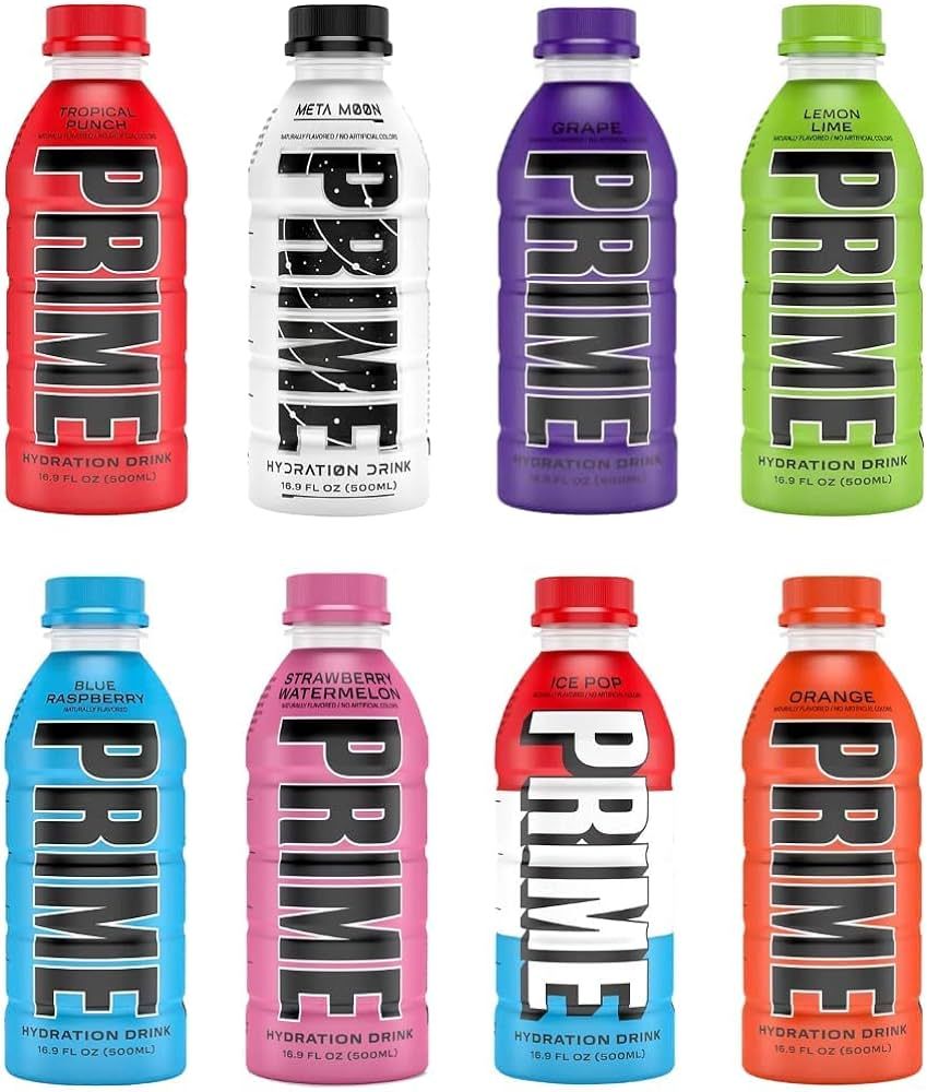 Prime Hydration Sports Drink Variety Pack - Energy Drink, Electrolyte Beverage - Variety pack - 1... | Amazon (US)