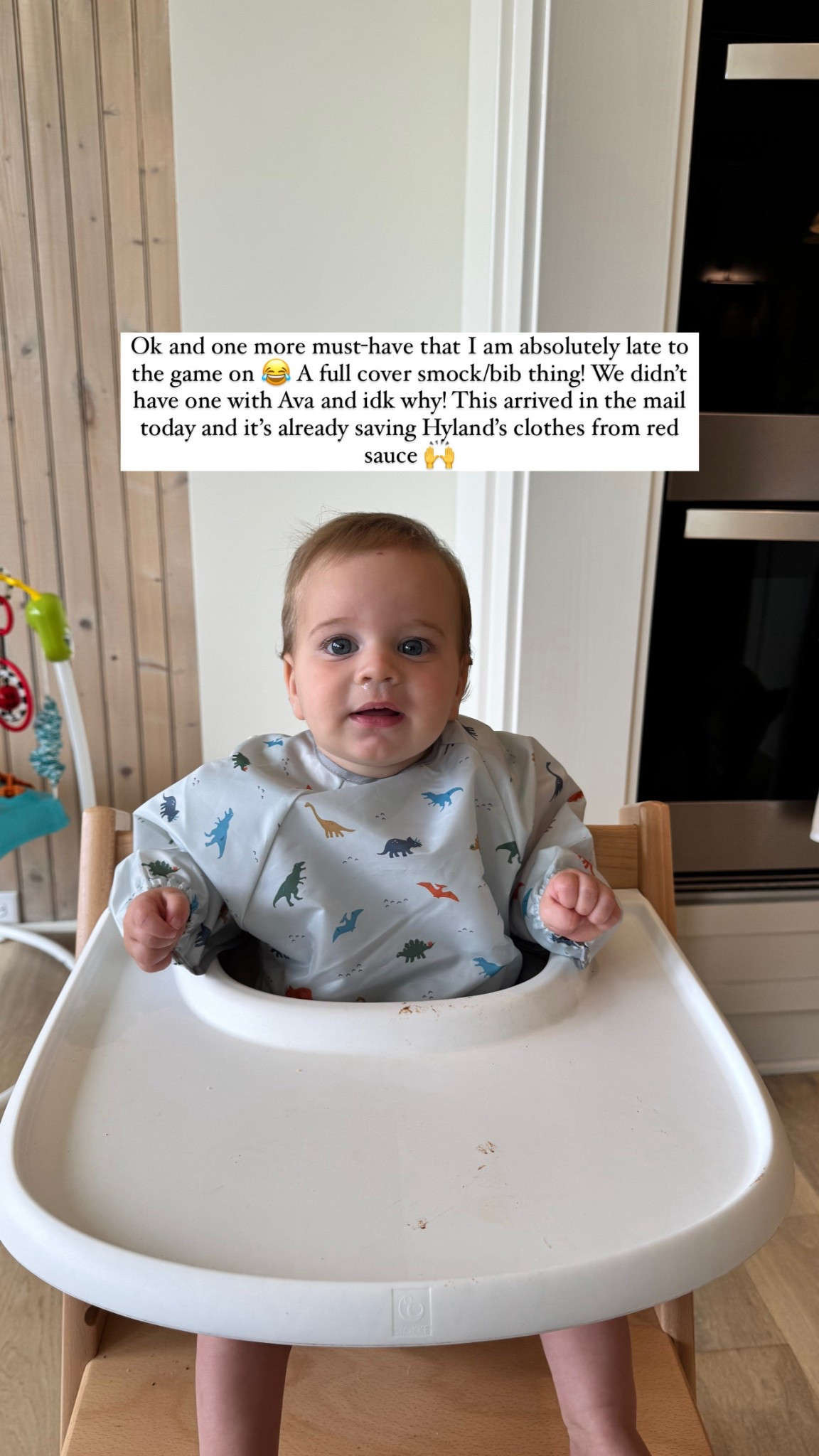 This is a win! Goodbye stains from eating! This makes cleanup a breeze! 

#LTKBaby #LTKFamily #LTKKids