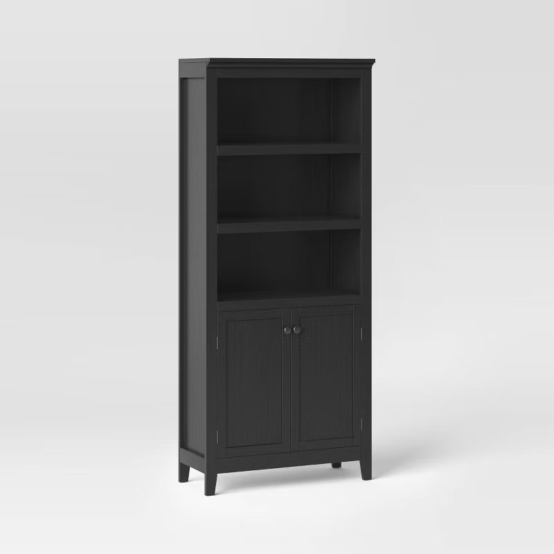 72" Carson 5 Shelf Bookcase with Doors - Threshold™ | Target