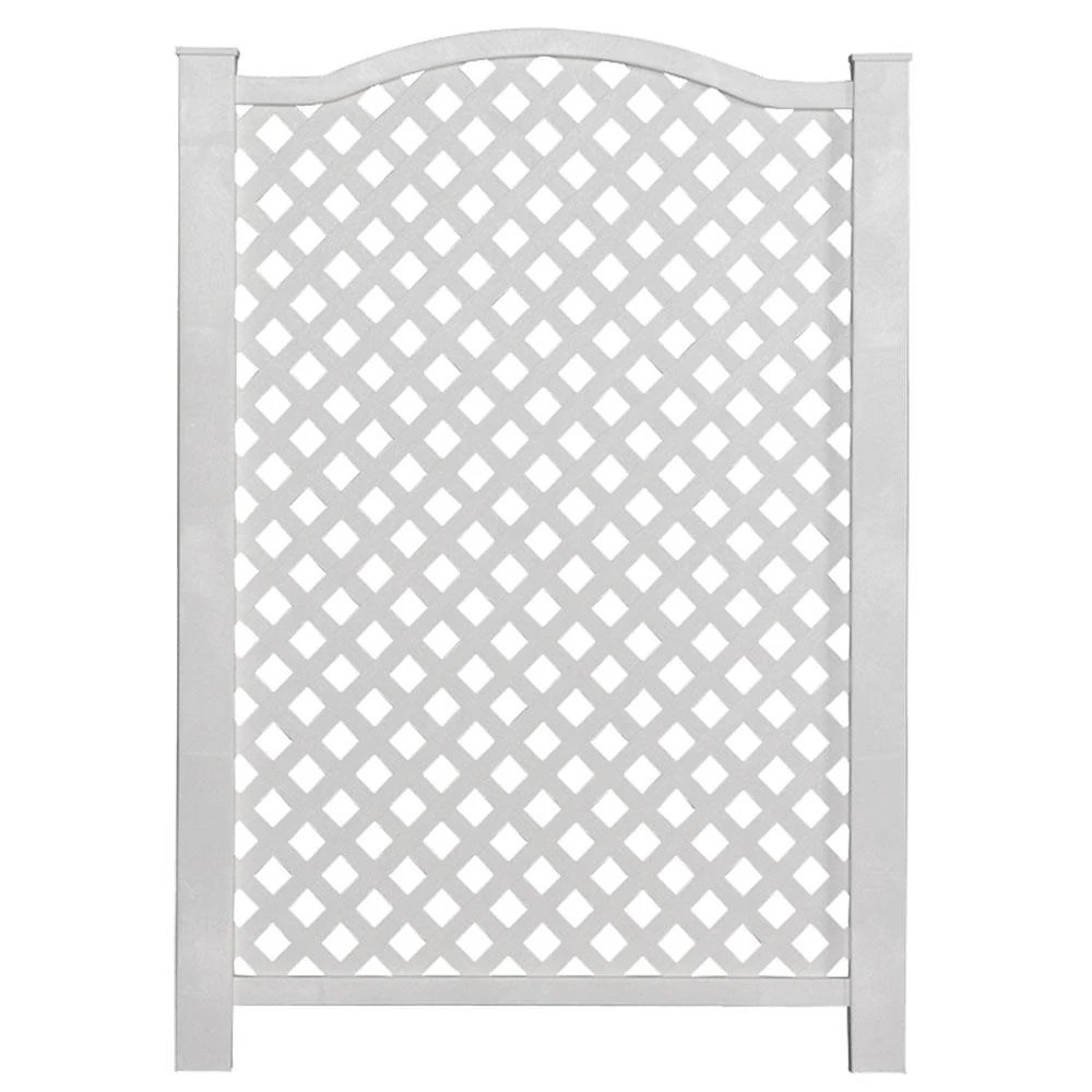 Freedom Grab and Go 32-in W x 46-in H White Vinyl/Polyresin Outdoor Privacy Screen one_size | 73004316 | Lowe's