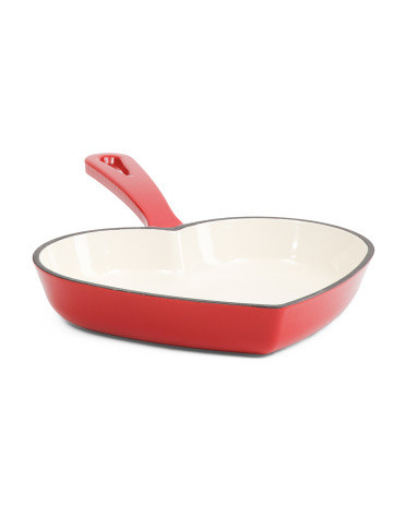 9In Cast Iron Heart Fry Pan | TJ Maxx