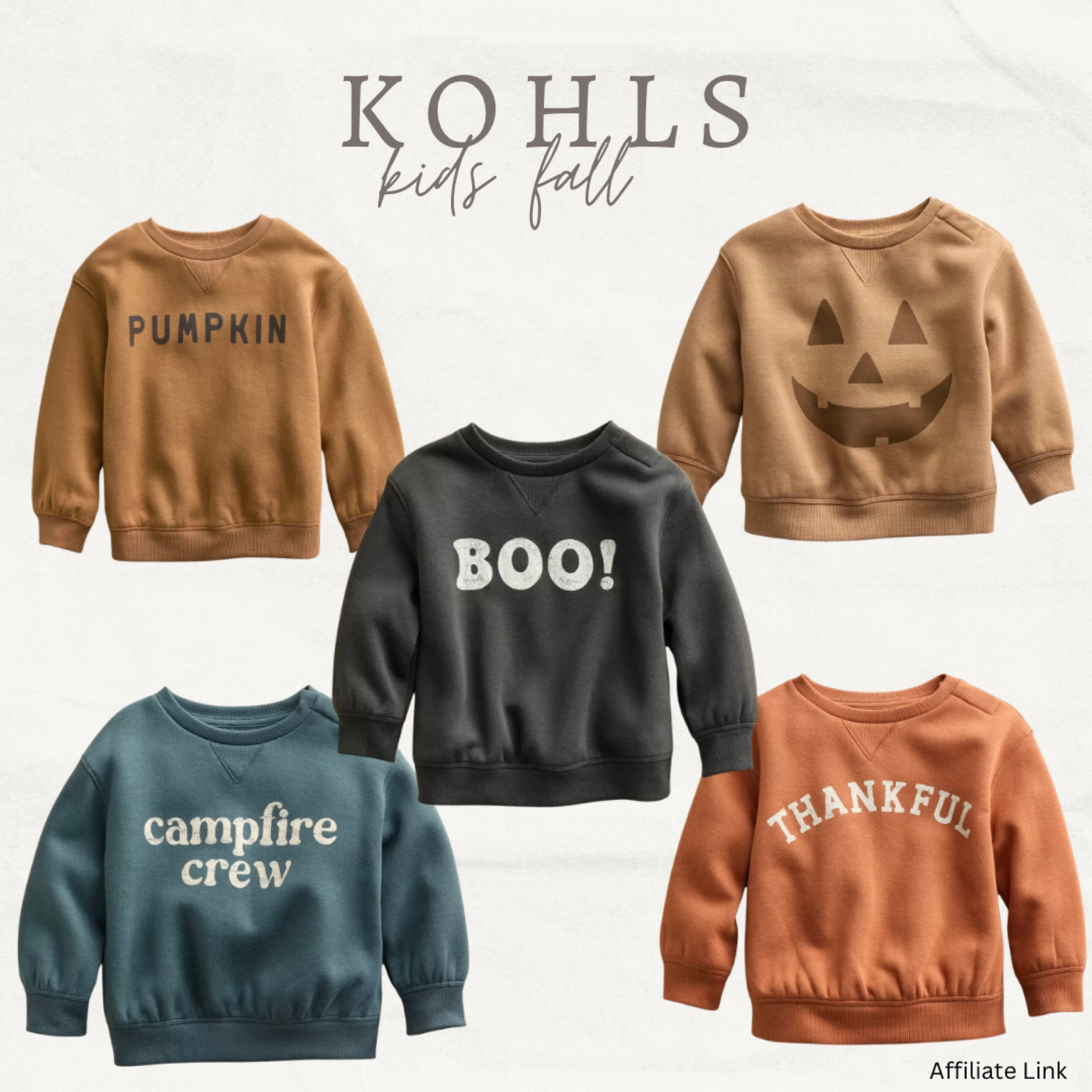 Kohls fall & Halloween kids shirts! Use code: SAVINGS15 💰

* Once you click the pumpkin shirt it will show you all the other prints available 

#LTKKids #LTKSeasonal #LTKBacktoSchool