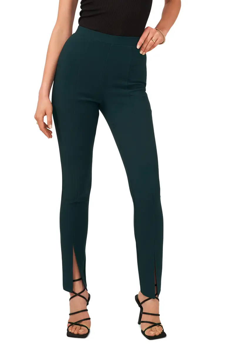Front Slit Crepe Pants | Nordstrom