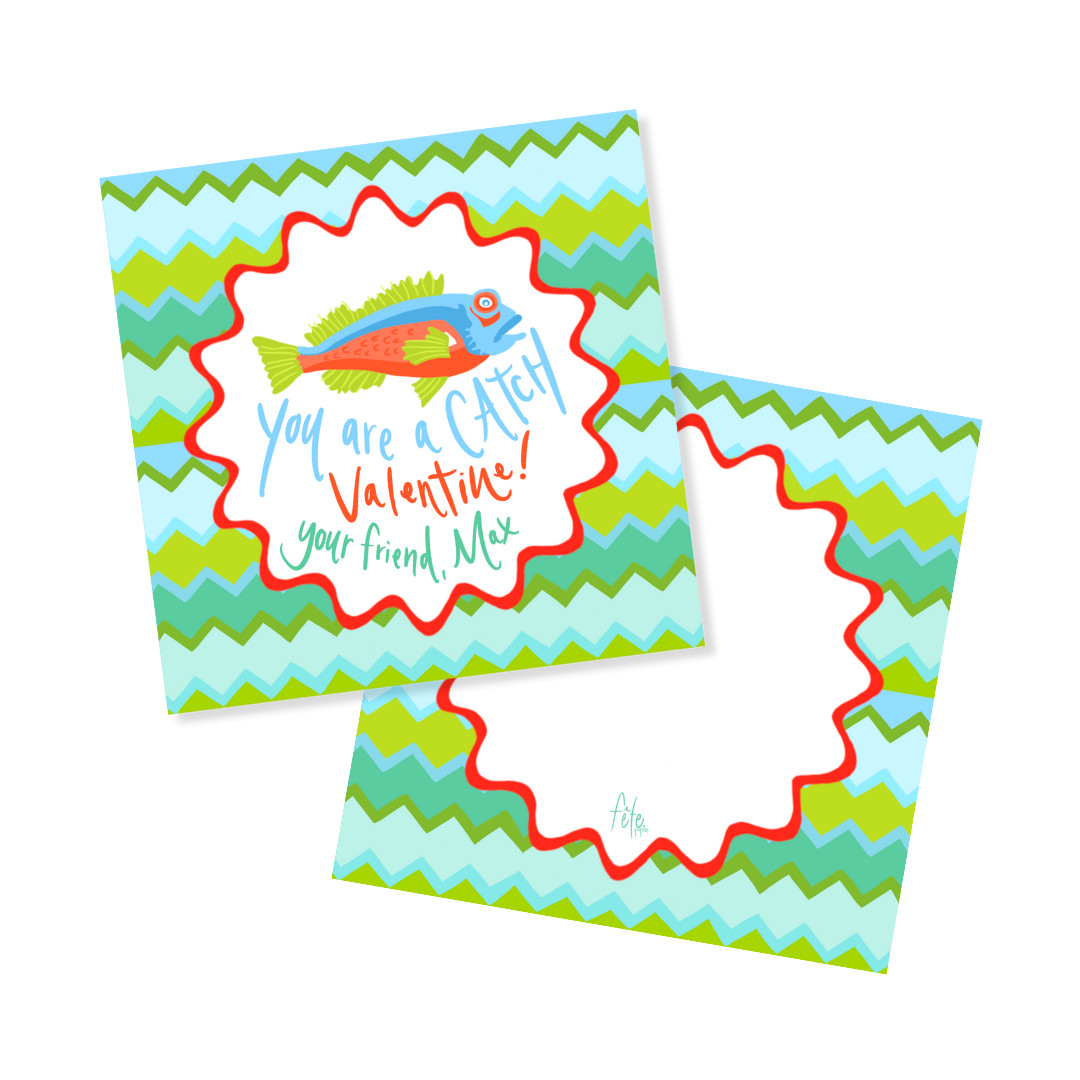 You're a Catch! Tags or Stickers — Fête Papier | Fete Papier