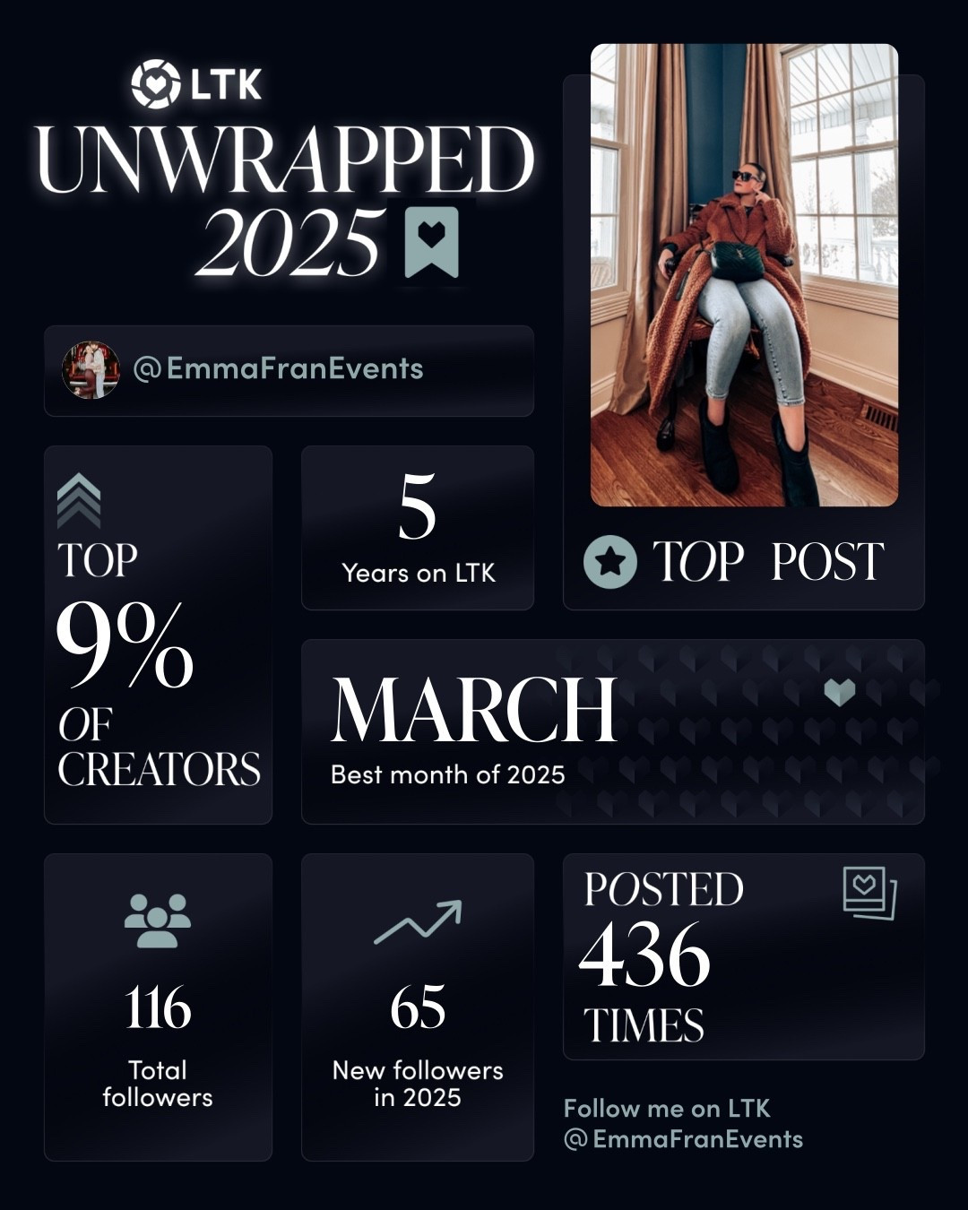 2025 was the year I decided to take my content creating seriously and consistently. Before 2025, I was off and on content creating. I even took a break after my sister passed away in 2021. Now I’m back in full force and I can’t wait to see what’s next for me! 🥰❤️

#LTKdayinmylife #LTKvlog #LTKstorytime