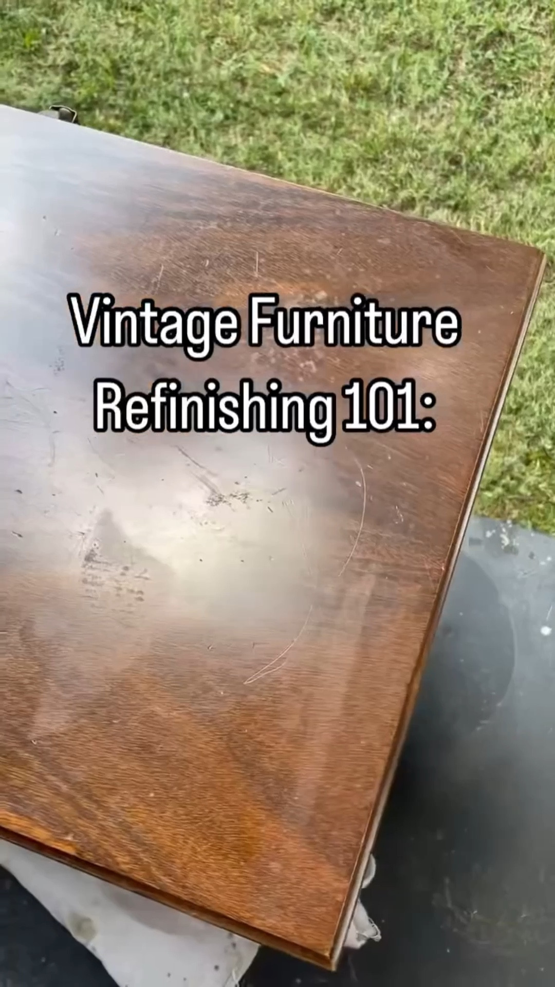 Refinishing Wood 101 👽