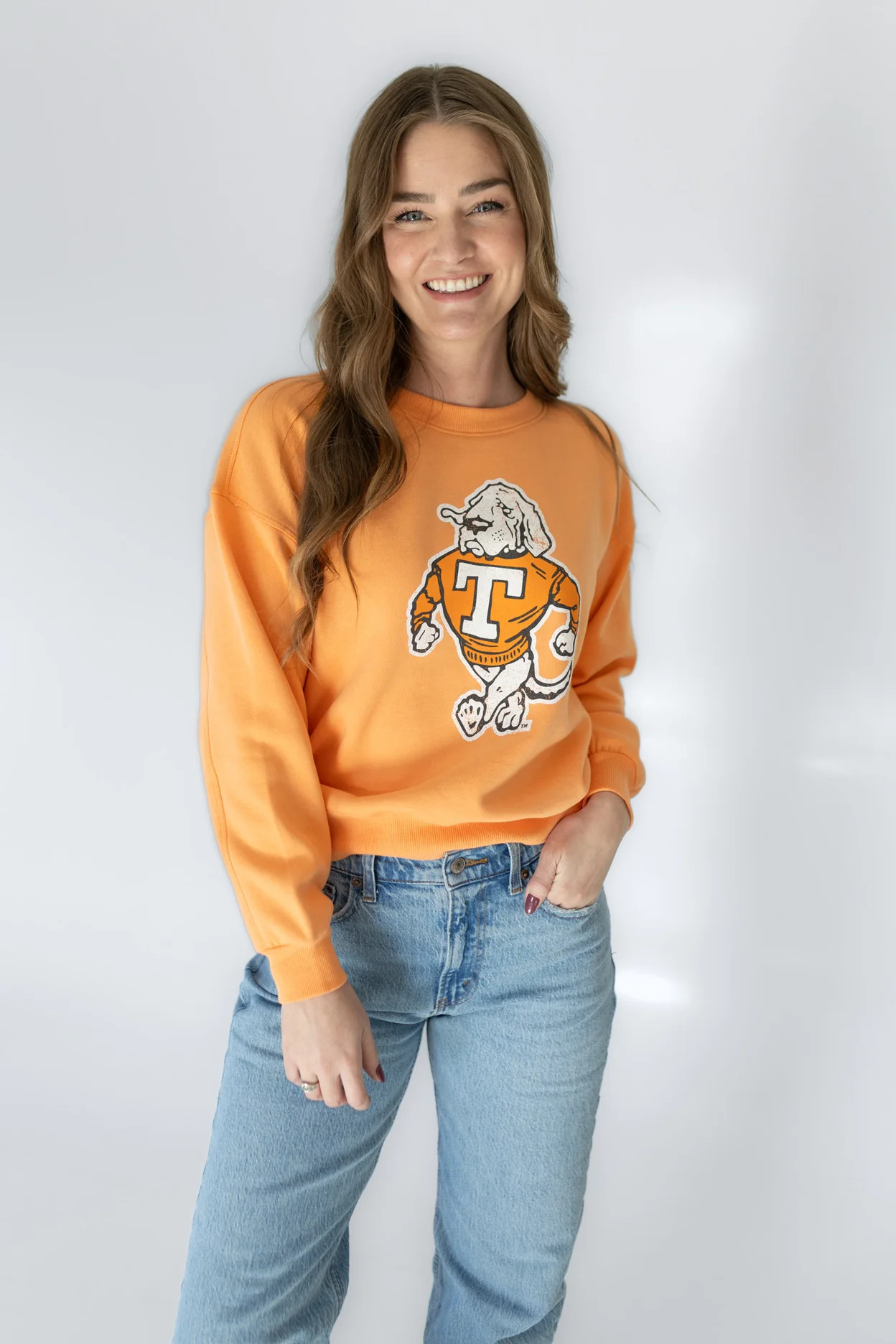 Tennessee Legacy Logo Fleece Women's Crew | Gameday Social