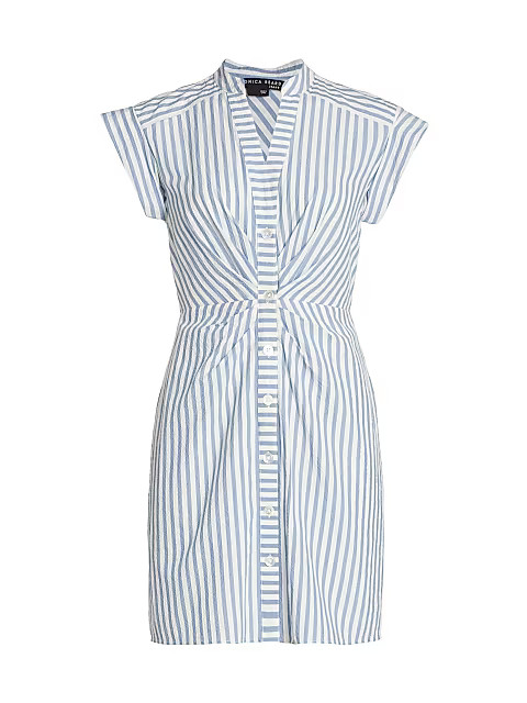 Addyson Striped Gathered Dress | Saks Fifth Avenue
