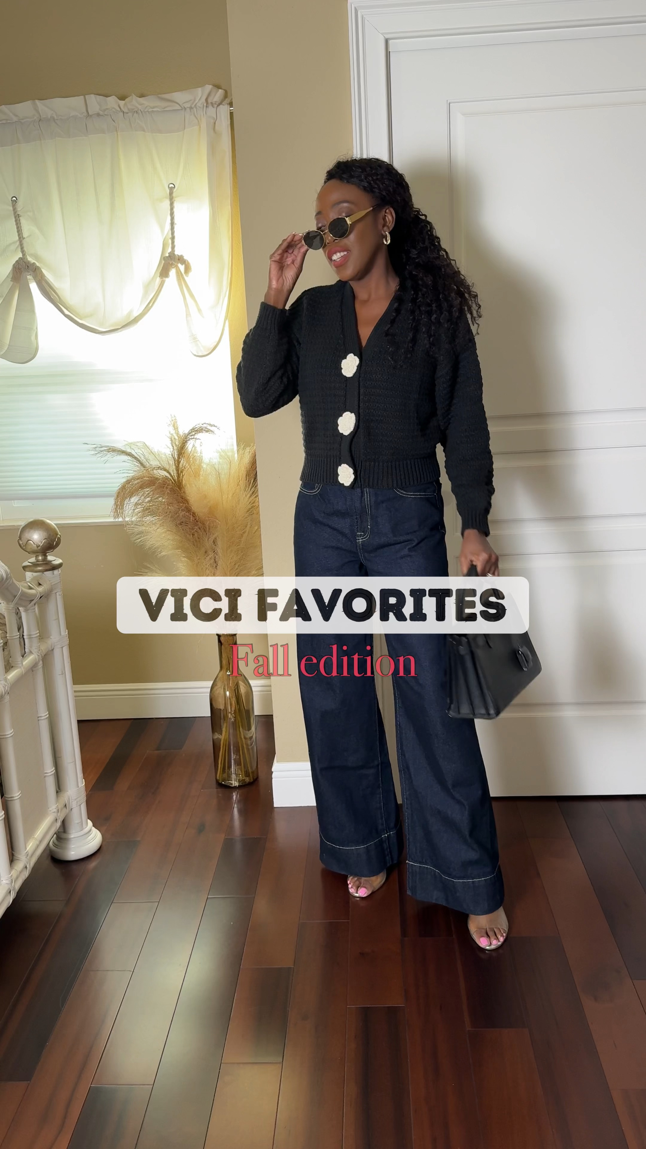 Vici Favorites Fall Edition 
My cardigan is true to size. Wearing a small. (Currently out of stock but I linked similar looks). 
Wide Leg Pant: They run slightly big on me at the waist. Wearing a size 26. Wished I sized down to a 25. However, they’re really cute and I love the length. 
Gray Pants: They’re true to size. Cuffed at the bottom and great for fall. 
Burgundy Mini Dress: Also available in gray. True to size and I plan on wearing it in other styles. Wearing a size small. 

Summer Outfit, Fall Outfit, Fall Dress, Dress, Dresses, 
#Ootd #LTKSeasonal #LTKOver40 

#LTKBacktoSchool #LTKVideo #LTKxVICI