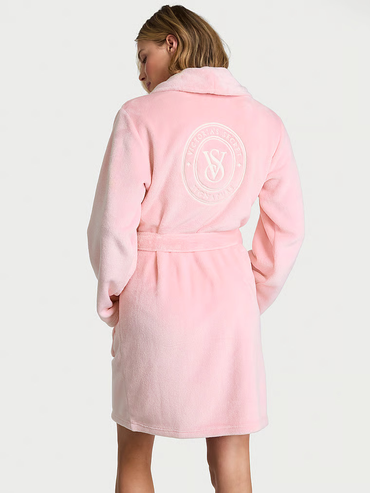 Buy Cozy Plush Robe, Black - Order Robes online - Victoria's Secret US | Victoria's Secret (US / CA )