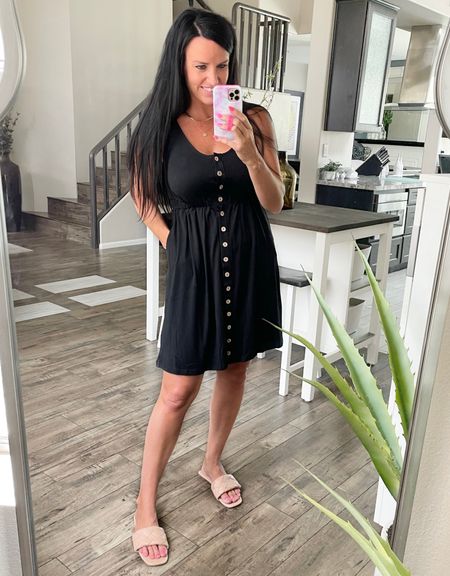 Feel put together in this simple summer dress! It comes in 8 colors and is under $35!

I got my normal size small. (Buttons are functional.)

• summer dress • dress • resort wear • Amazon fashion • lbd • black dress • teacher outfit •

#LTKFind #LTKsalealert #LTKunder50